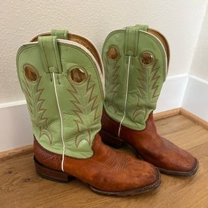 Larry Mahan square toe boots